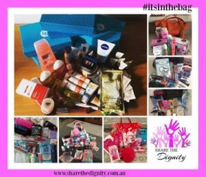 Adelaide Hills Bikram Share the Dignity Bag examples