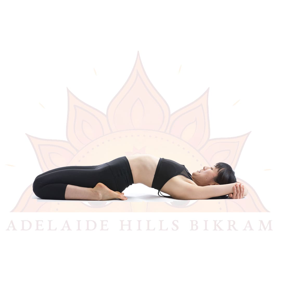 yin yoga half saddle pose supta vajrasana supta virasana | Flickr